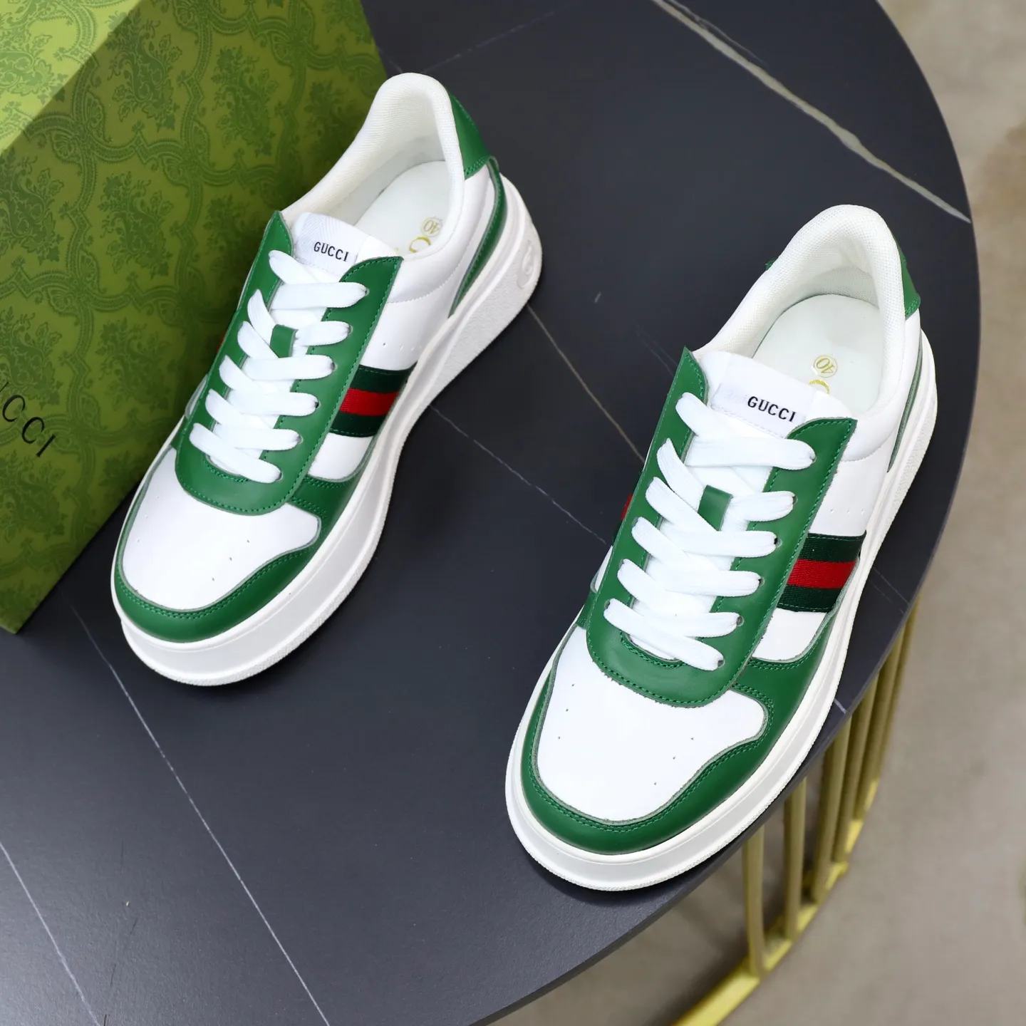 Ex-factory price: 400💰🙅‍♂️🙅‍♂️🙅‍♂️ Brand: GUCCI Standard code: 38-44 (45 customized) Grade: Same as the official website Material: Original leather stitching brand cloth Comfortable and breathable sheepskin lining Lightweight and wear-resistant outsole Style category: Men's fashionable casual shoes Sports shoes Distinguished luxury brand elements Top luxury Color: actual picture color